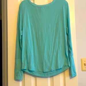 Blue top keyhole back